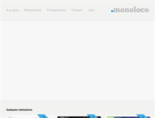 Tablet Screenshot of monoloco.ch